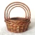 Handcraft oval shape  wicker flower basket with large handle