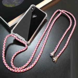 Hanging Mobile Cover Smart phone Cell Phone Case with Lanyard Neck Strap String Cord Rope for iphone for samsung s10 smart phone