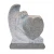 Import Heart and  headstone base monument  tombstone with weeping angel from China