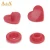 Import Heart shape plastic snap clip button fastener 4 part buttons for garment good quality from China