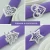 Import heart shape silver metal napkin ring for napkin decoration from China