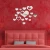 Import Heart-shaped mirror bedroom living room sofa background wall decoration mirror paste from China