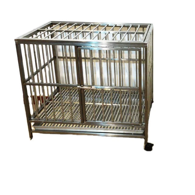 Heavy duty warehouse storage foldable stackable collapsible metal grid metal wire mesh cage