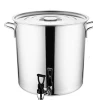 Heavybao Stainless Steel Milk Heat Insulation Barrel Bucket with Lid