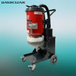 HEPA industrial dust extractor with Concrete floor surfacing grinder