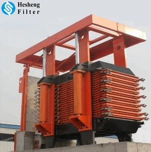 Hesheng SPF automatic hydraulic membrane tower wine filter press, mining slurry dewatering, solid liquid separation