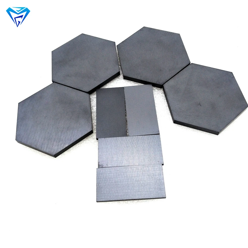 hexagon Square boron carbide plate for tactical boron carbide tile