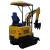 Import HH-15 mini bagger excavator machine rubber caterpillars digger use for farm from China