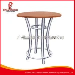 high cheap aluminum bar tables and bar chairs