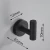 Import High end robe coat clothes hook matte black wall hanging stainless steel bath towel hook from China
