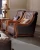 Import High-end solid wood living room leather sofa cover combination African zebra wood modern living room leather sofa furniture from China