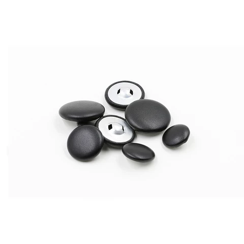 High-grade leather snap-button for coat