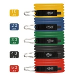 High Quality 11Pcs Latex Resistance Bands Set Customized Logo Elastic Resistant Band For Body Building Workout Accessories
