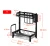 Import High Quality 2 Tiers Plate Bowl Drainer Rack Metal Drying Storage Shelf Kitchen Dish Organizer from China