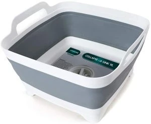 High Quality Collapsible Dish Washing Tub Foldable Food Strainers Fruit Vegetable Washing Basin