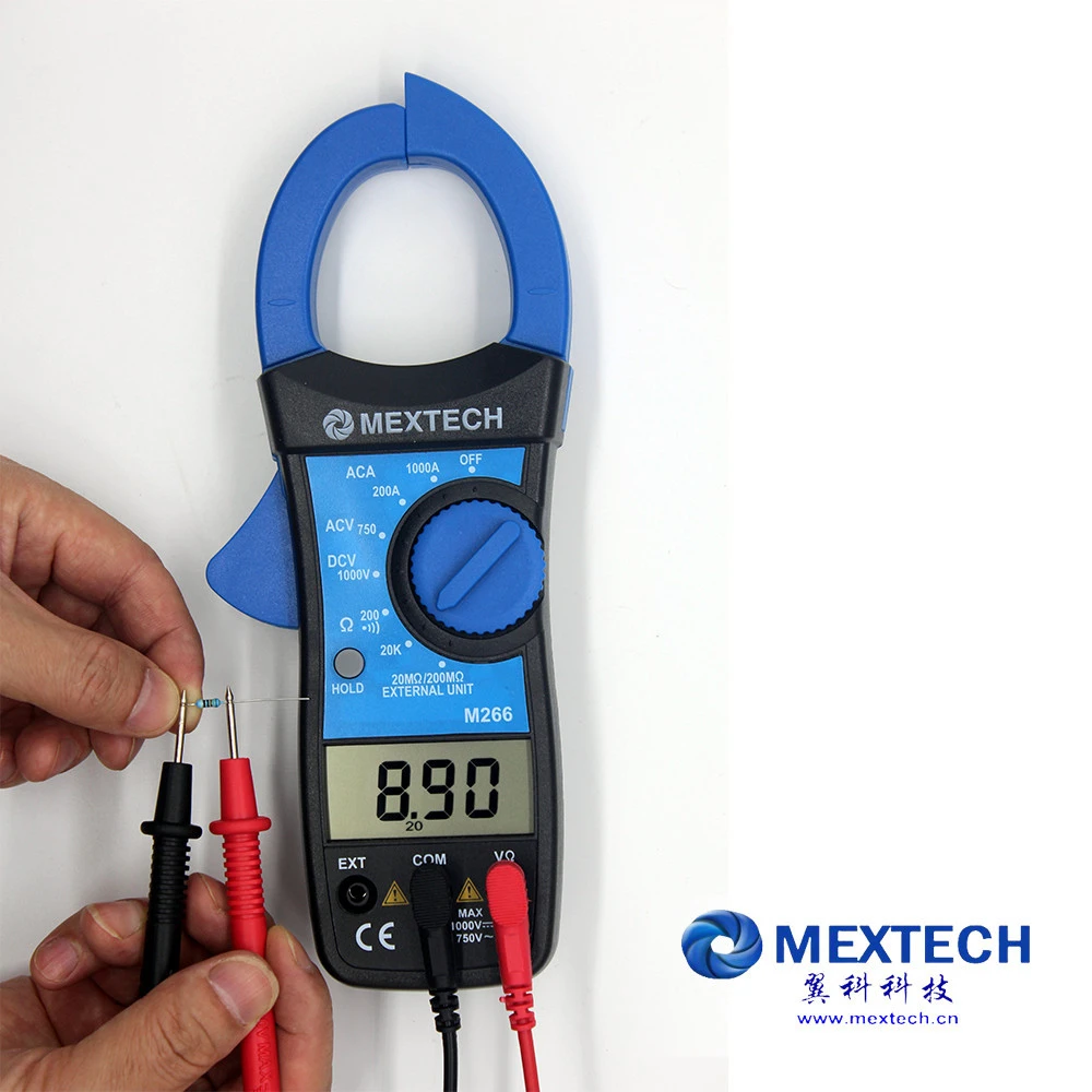 High quality digital clamp meter current voltage resistance measurement M266
