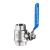 Import High Quality DN10 Two Piece 304 Stainless Steel Ball Valve China Supplier Stainless Steel Threaded Ends Ball Valve from China