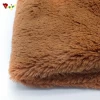High quality excellent Pv Plush Fake Fur  Fabric For faux fur gilet vest coat hoodie women polyester satin fabric