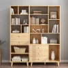 High Quality Furniture Sheesham Wood Open 2 Shelves Bookcase / Bookshelf For Cafe Furniture