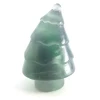 High Quality Healing Crystals Rainbow Carving Crafts  Natural Fluorite Christmas Tree