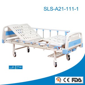 High Quality Medical Furniture One Crank Manual Hospital Bed