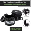 High quality Smell Proof Glass Jar - Odor Proof UV Jar with Case - Wholesale -250 ML - Formline Supply