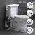 Import high quality SUS 304 Toilet handheld bidet sprayer Shattaf from China