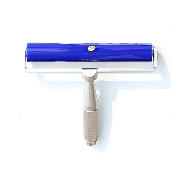 high quality washable silicon sticky lint roller remove dust with handle