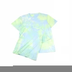 High Quality Wholesale Custom Cheap Of O-neck T-shrits Tie-dye T-shirt Set For Men And Kids