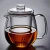 Import high silicate penguin glass pot with infuser antique teapot tea set from China