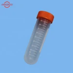 High temperature resistant plastic lab 45ml round-bottom centrifuge tube