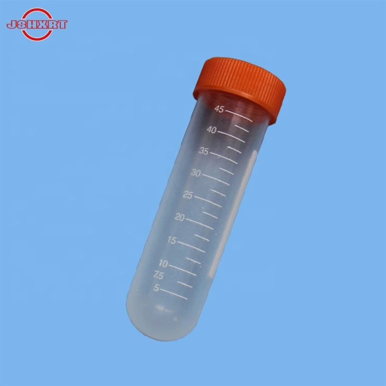 High temperature resistant plastic lab 45ml round-bottom centrifuge tube