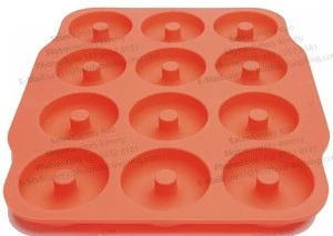 Hight quality Factory Wholesale silicone unique cake pans 12 Cavity cake mold silicon cake mold