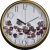 Import Home Decoration Round Design 13inch Antique Plastic Wall Clock from China