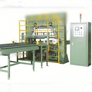 Horizontal orbital stretch wrapping machine for wooden/Door/EPS Panel/ with film packing machine