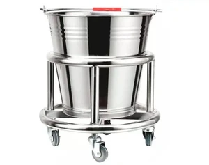 Medical Kick Bucket - Stainless Steel - Francehopital