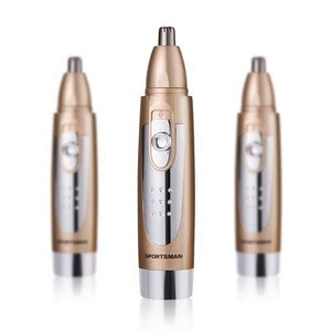 Hot chinese Electronic Waterproof Battery Power Supply Male Nose Ear Hair Bullet Shaped Trimmer