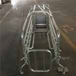 hot dip galvanized steel pig crate farrowing stall for pig