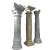 Import Hot natural stone material classic marble granite roman pillars column for construction decoration from China