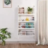 Hot on Amazon White Hanging Wooden Bookcase