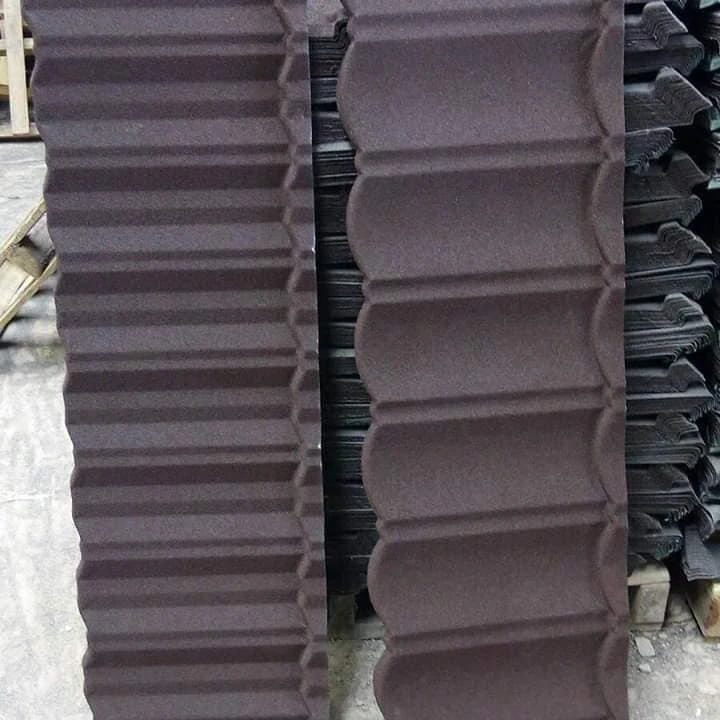 hot sale 0.35mm galvanized stone coated steel roofing tile  in Africa countries