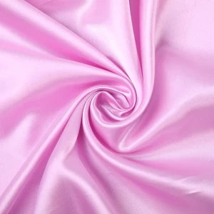 Hot Sale 100% Polyester 80GSM Glossy Twill Satin Fabric SA0034-1