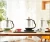 Hot Sale 1.8L  CE ROSH Glass housing Electric Kettle With LED flow mark glass body fashion design water jug teapot