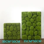 Hot sale Artificial Stone Moss Green Grass Wall For Decoration