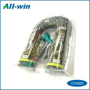 hot sale Chinese garden tool professional supplies spring coil hose set with spray nozzle for your garden balcony
