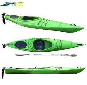 Hot Sale High Quality Cheap Sit in Single Person Plastic Fishing Canoe Kayak