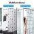Import Hot sale L shaped anti-oxidation stainless steel tension shower curtain rod from China