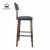 Import Hot sale low price restaurant furniture Industrial-Style custom PLYwood veneer PU leather bar chair use for restaurant or bar from China