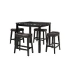 Hot Sale Modern Dine Table Set Dining Room Sets With Mable Table Top Dinette Sets