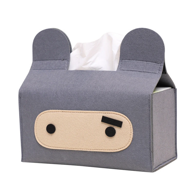 Hot Sale Modern Looking Felt Napkin Case Tissue Box custom Manufacturing High Quality tissue box holder for Home Hotel